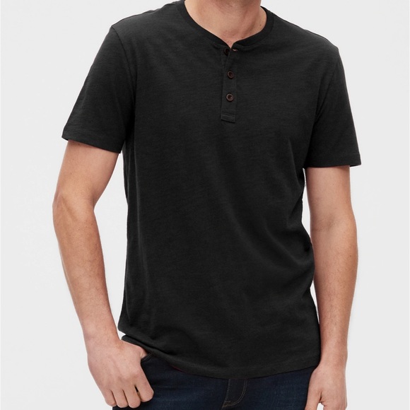 🔳GAP V-NECK TEE WITH HENLY BUTTONS🔳 - Picture 6 of 6